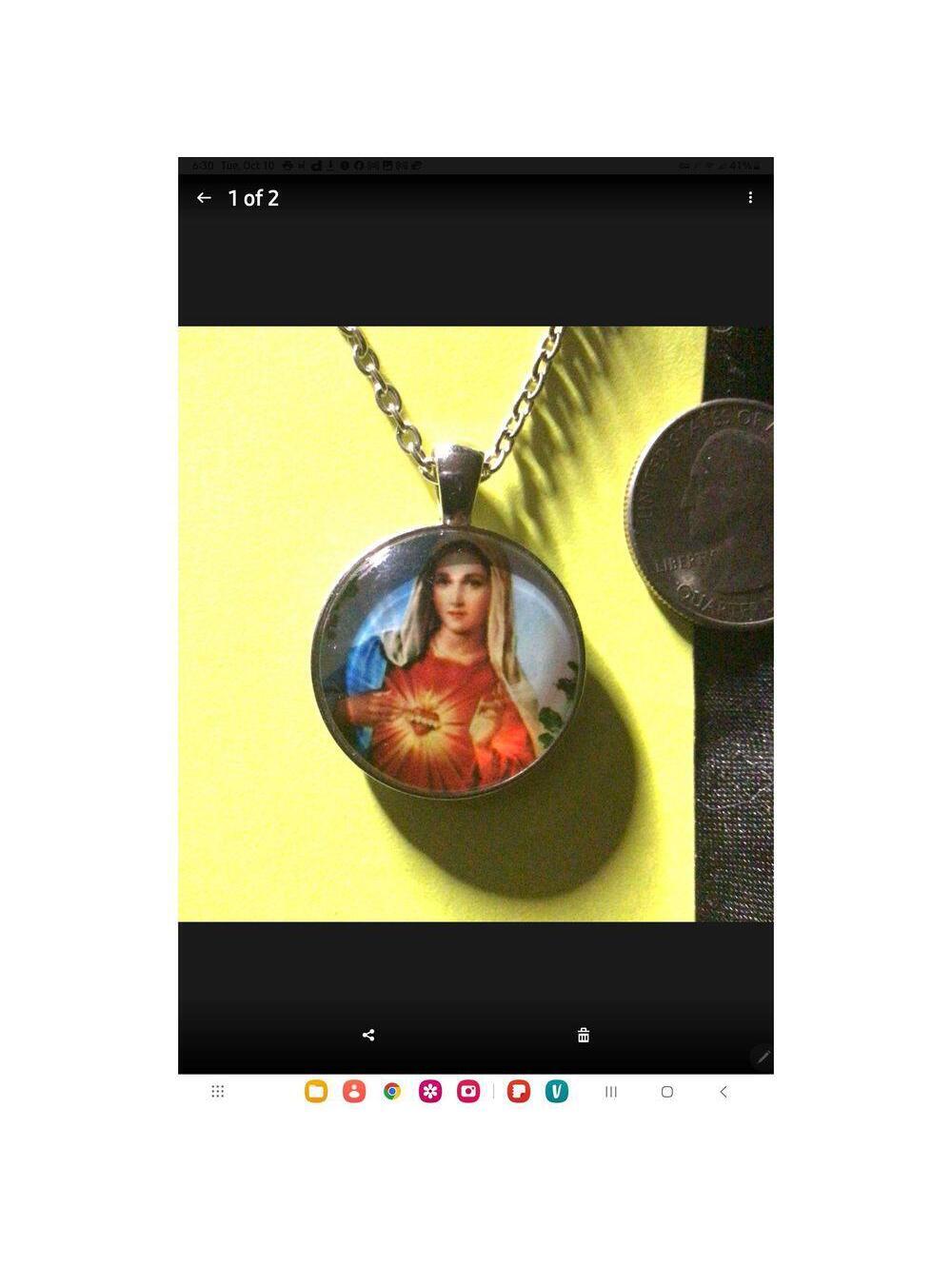 V Mary Lupe Necklace